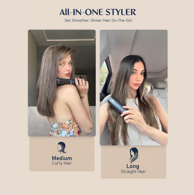 SleekStyler™ Mini Wireless Hair BrushTM