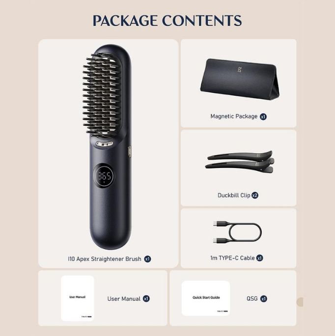 SleekStyler™ Mini Wireless Hair BrushTM