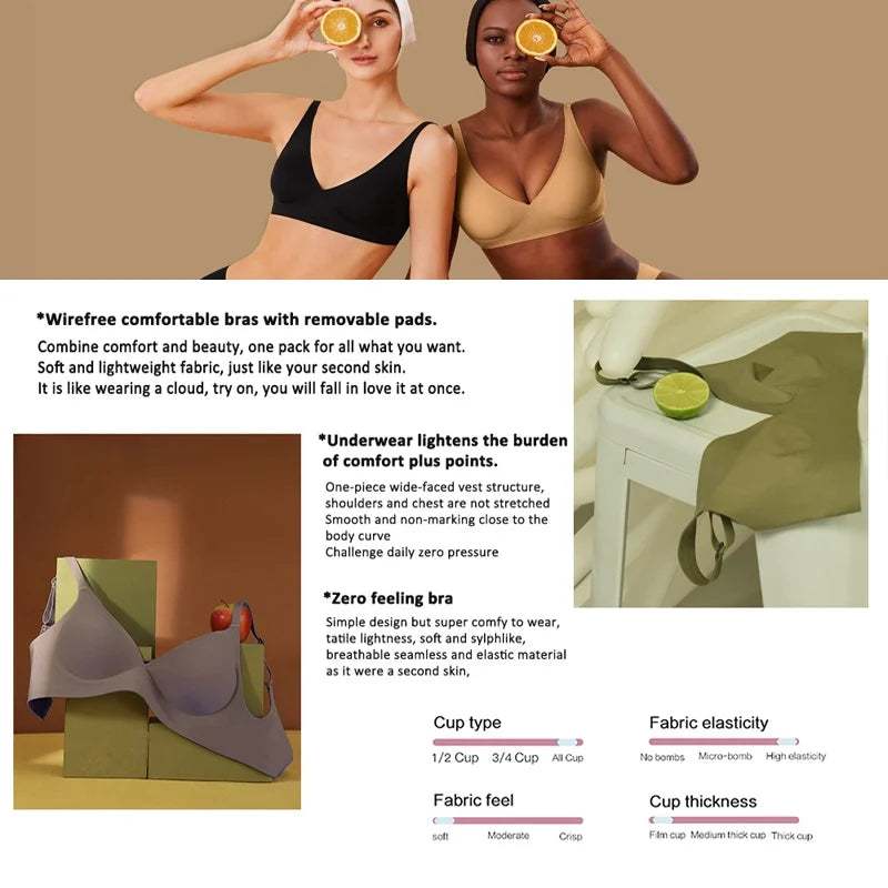 Seamless Comfort Wireless Bra™
